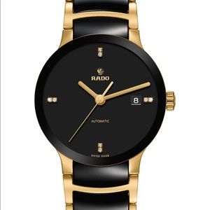 NIB. Centrix Diamond Ceramic Bracelet Watch, 38mm